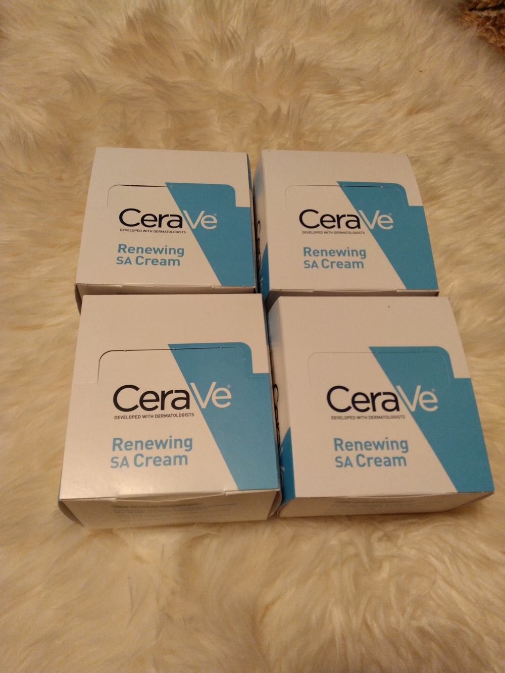 CeraVe Renewing SA Face Cream-4 Boxes Of Sample Size